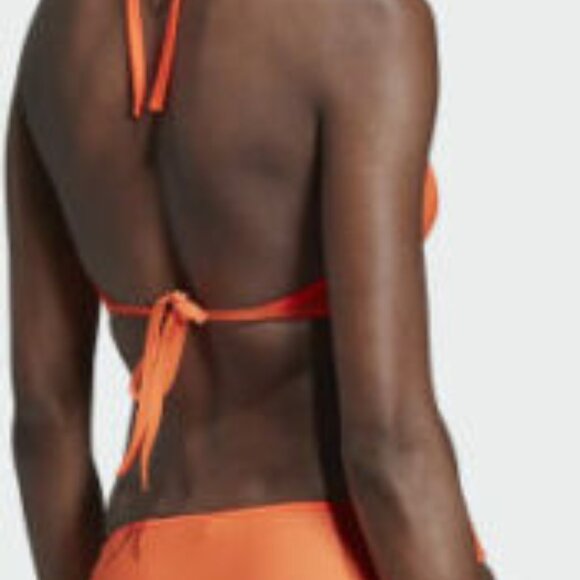 Adidas Beach Wear 3 Stripe No-Hip 2-Piece Bikini Swimsuit DY6375 Size 14 - Picture 3 of 6